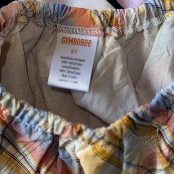 GYMBOREE plaid dress 5T - Picture 3 of 3